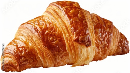 photograph of Croissant on white transparent background --ar 16:9 Job ID: 3ffa065f-fc45-46a7-a361-3dff090346a7