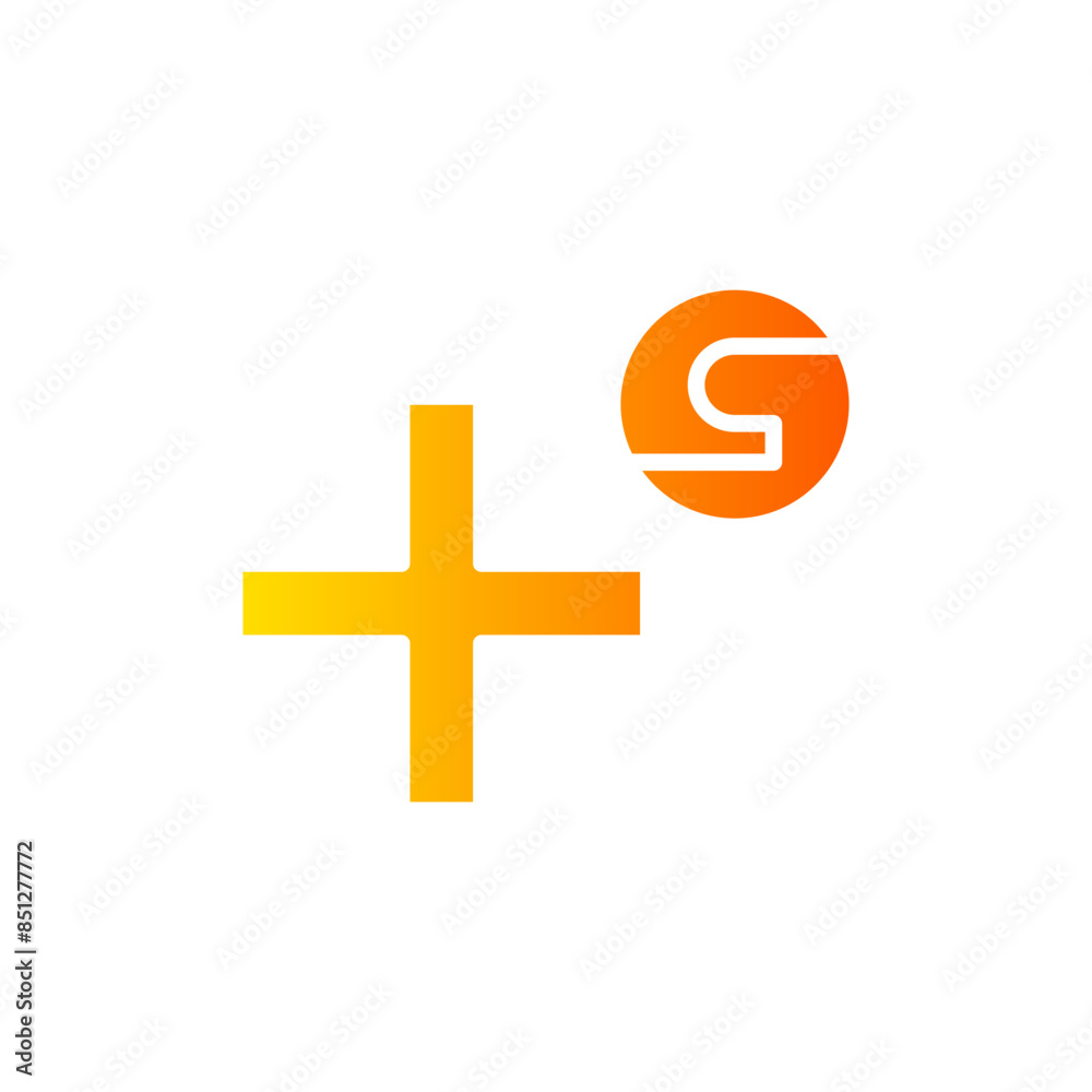 Fototapeta premium health gradient icon