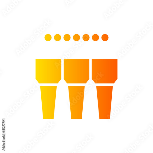 overpopulation gradient icon