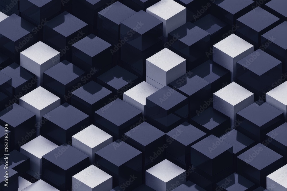 Isometric pattern of interconnected cubes and hexagons in a minimalist style, symbolizing complexity and structured design. Isometric pattern of interconnected cubes and hexagons in a minimalist style, symbolizing complexity and structured design.