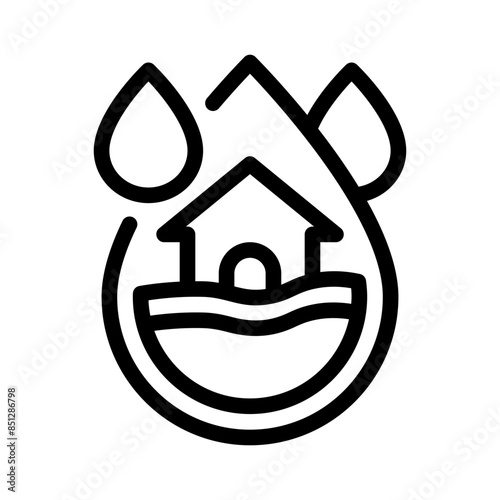 flood line icon