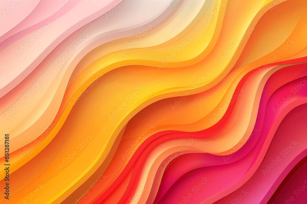 abstract background with a yellow and red color soft waves abstract background with a yellow and red color soft waves