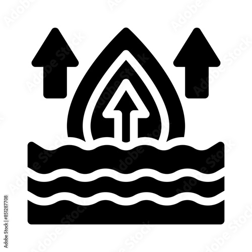evaporation glyph icon