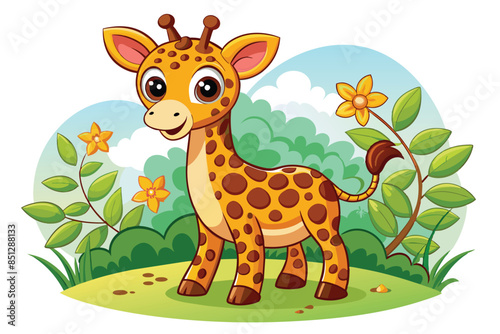Giraffe Character Art