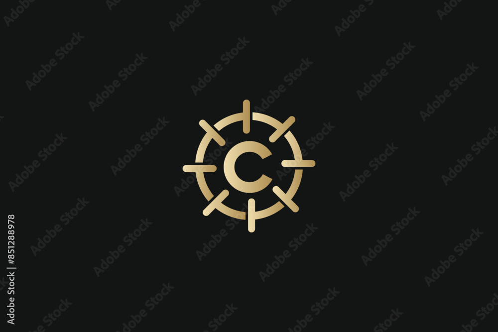 C Letter trademark brand logo C Letter trademark brand logo