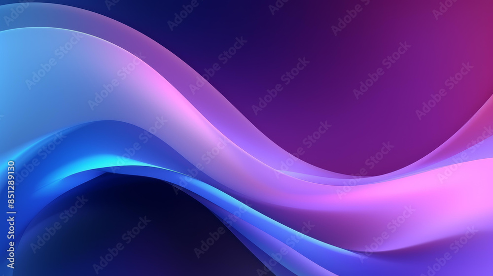 Abstract dynamic wavy lines in blue and purple gradient, perfect for technology concepts. Abstract dynamic wavy lines in blue and purple gradient, perfect for technology concepts.