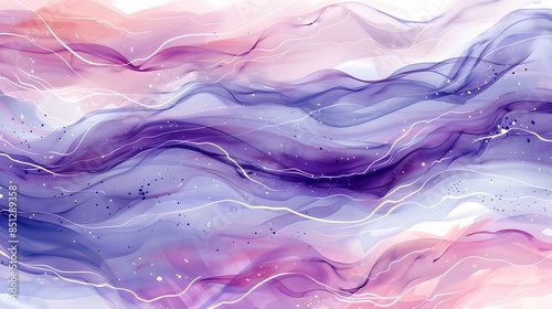 Wallpaper Mural Abstract Fluid Art with Purple and Pink Hues Torontodigital.ca