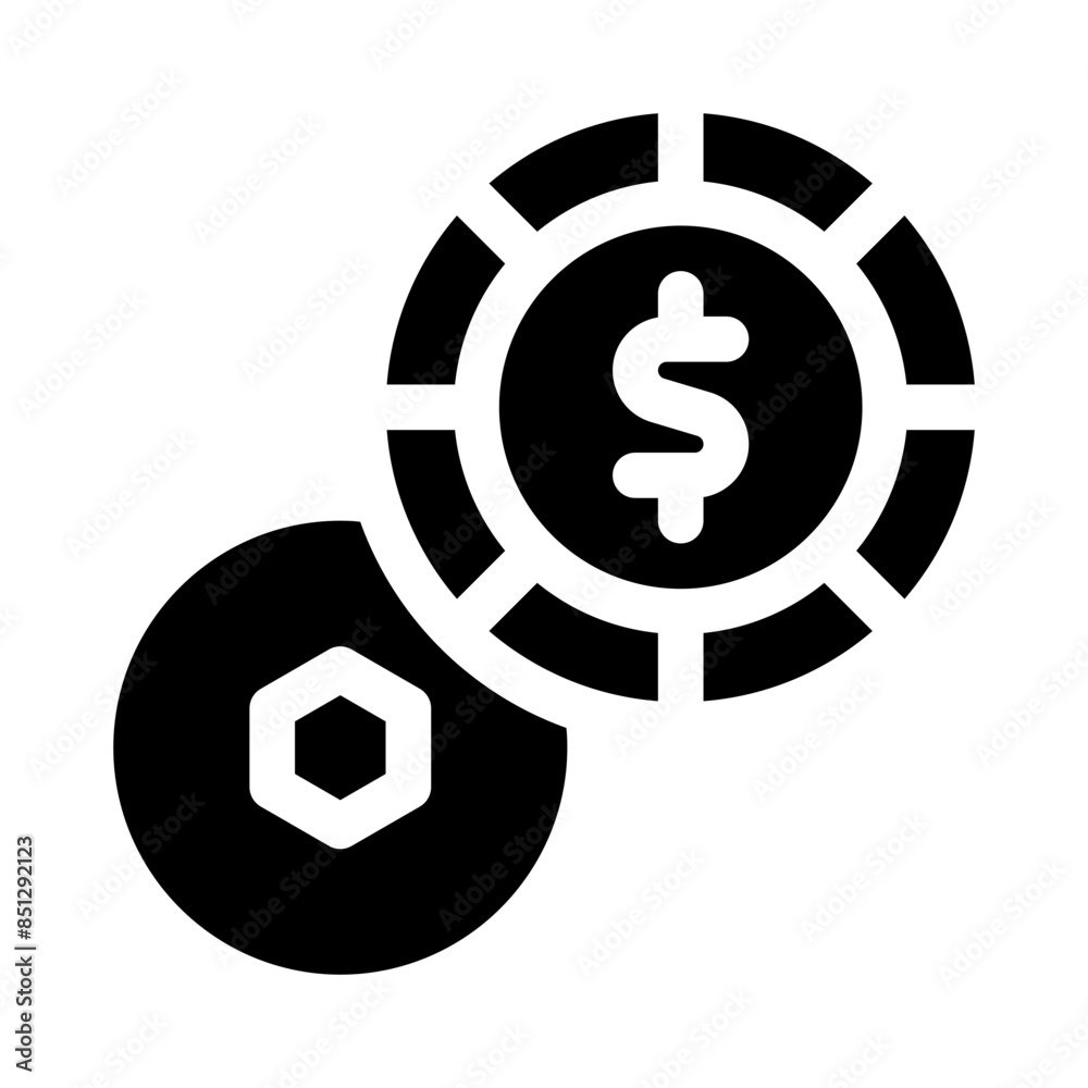 dollar glyph icon dollar glyph icon