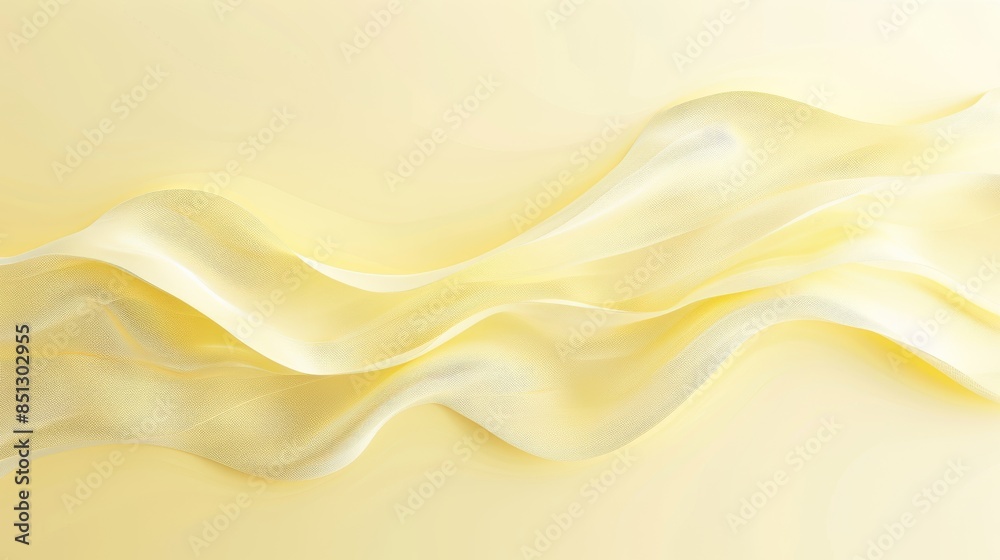 Fototapeta premium Light yellow background with abstract squares