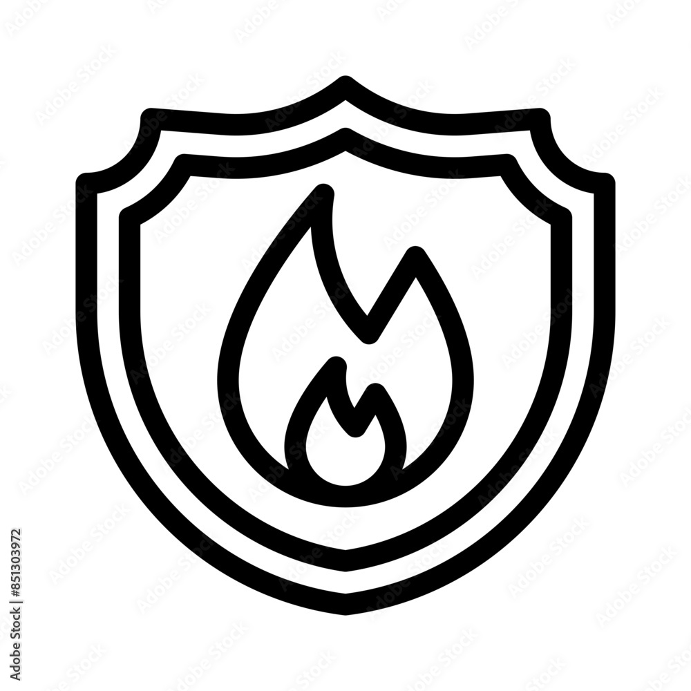 shield line icon shield line icon