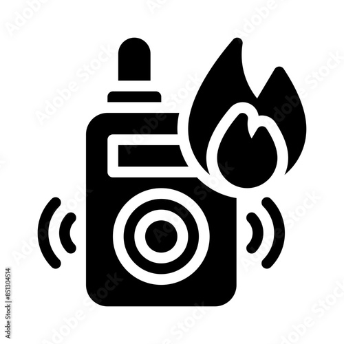 walkie talkie glyph icon