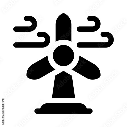 windmill glyph icon