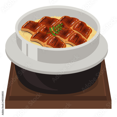 食事_釜飯_うなぎの釜めし