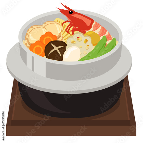 食事_釜飯_五目釜めし
