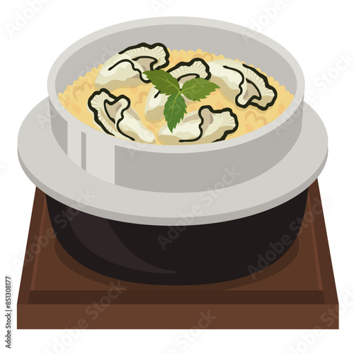 食事_釜飯_牡蠣釜めし