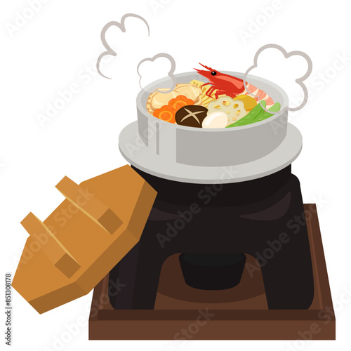 食事_釜飯_五目釜めし