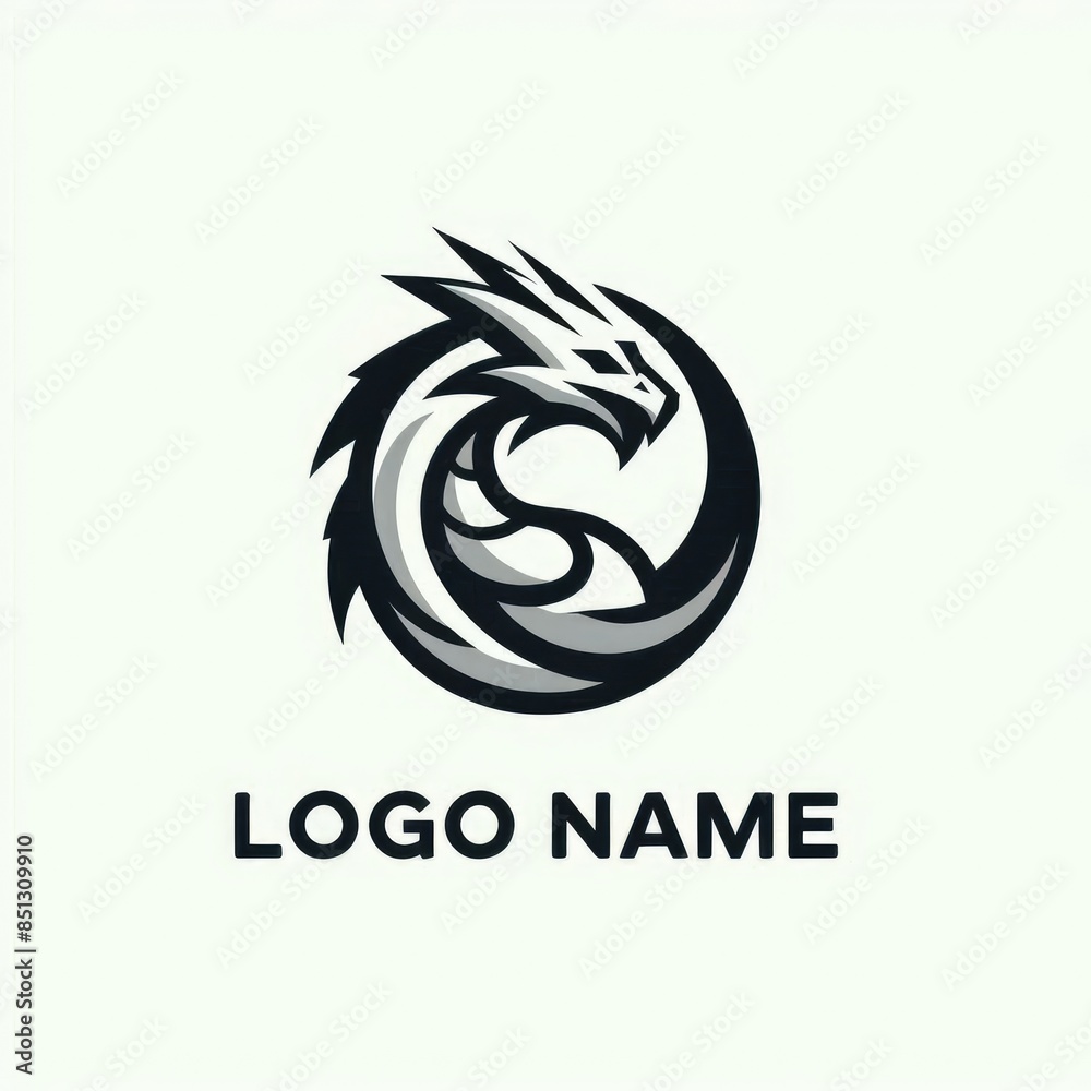 Futuristic Dragon Logo: Power and Innovation in Design Futuristic Dragon Logo: Power and Innovation in Design
