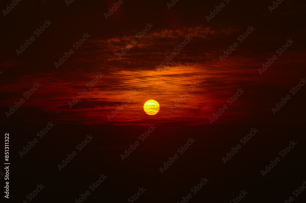The sun is setting. with the beautiful last light The sun is setting. with the beautiful last light