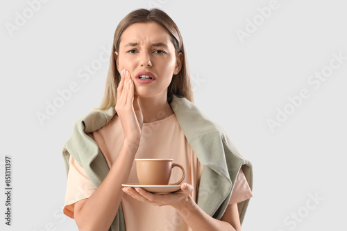 Young woman suffering from ...