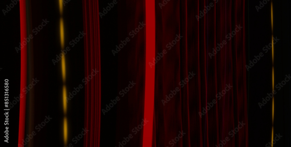 Fototapeta premium Quirky and Playful Technicolor Wonderland with a Burst of Colors and Abstract Geometric Shapes