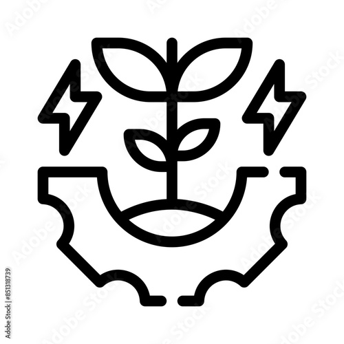 sustainability line icon