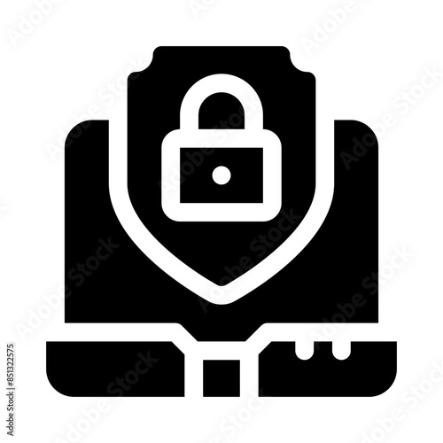 antivirus glyph icon