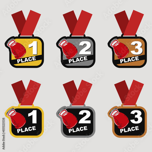Boxing award medals