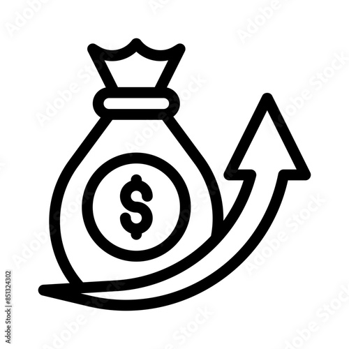 salary line icon
