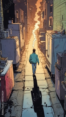 walking in the city