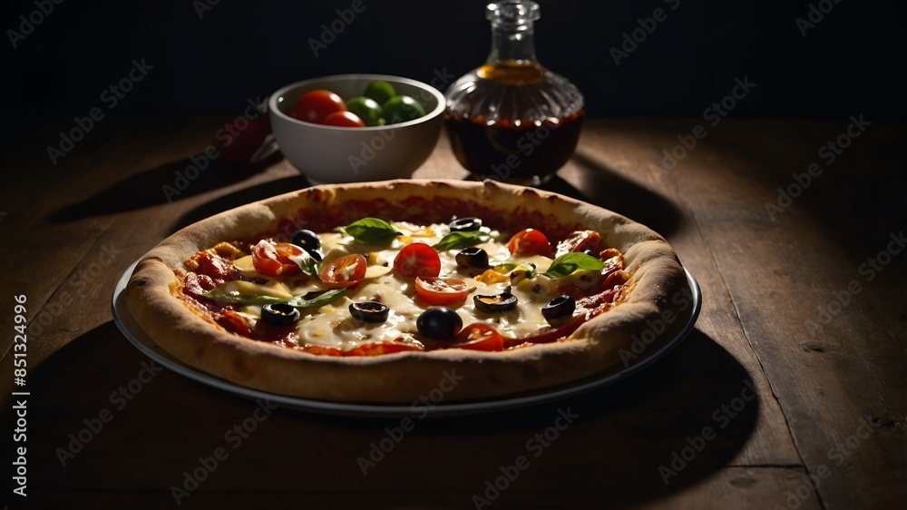 Delicious pizza served on wooden plate isolated on white Delicious pizza served on wooden plate isolated on white