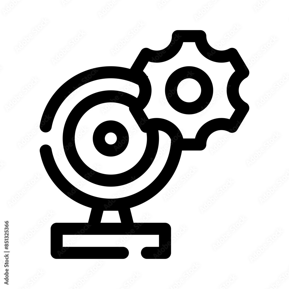 webcam line icon webcam line icon