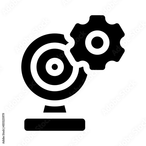 webcam glyph icon
