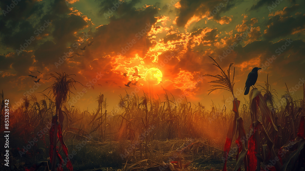 Fototapeta premium Halloween Themed Background