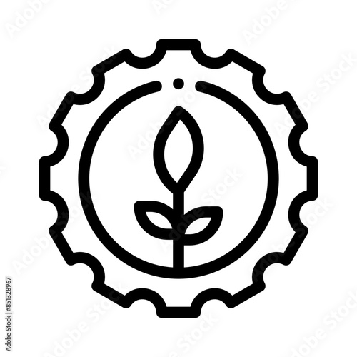 sustainable energy line icon