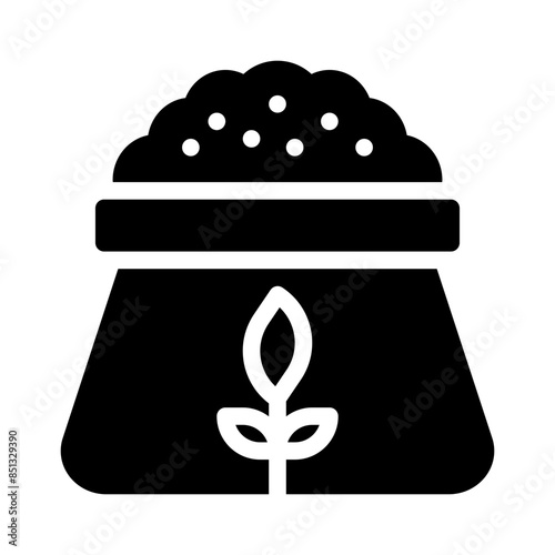 fertilizer glyph icon
