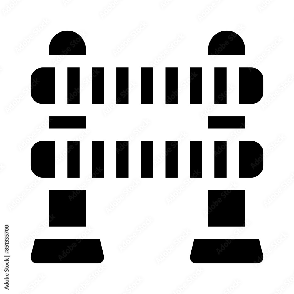 barrier glyph icon barrier glyph icon