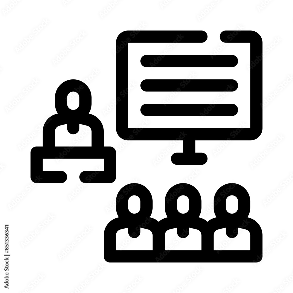 training line icon training line icon