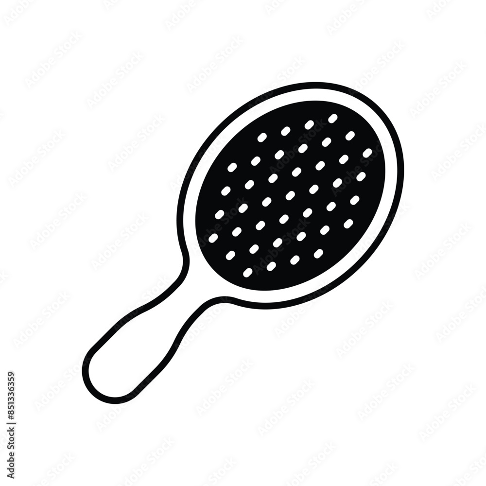 Hair Brush vector icon Hair Brush vector icon