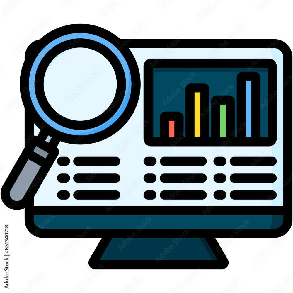 Analytics Dashboard Icon Analytics Dashboard Icon