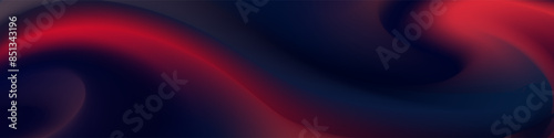 Refined mesh blur banner boasts rhythmic, interconnected waves in bold palette for premium, eye catching visual appeal