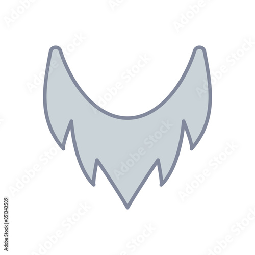 Beard vector icon