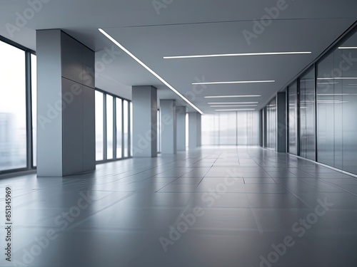 Mordern office with sunlight for background usage interior.