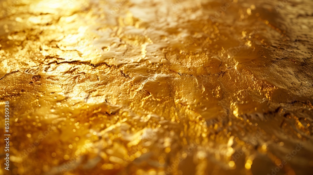 Obraz premium Gold texture background with a shiny surface.