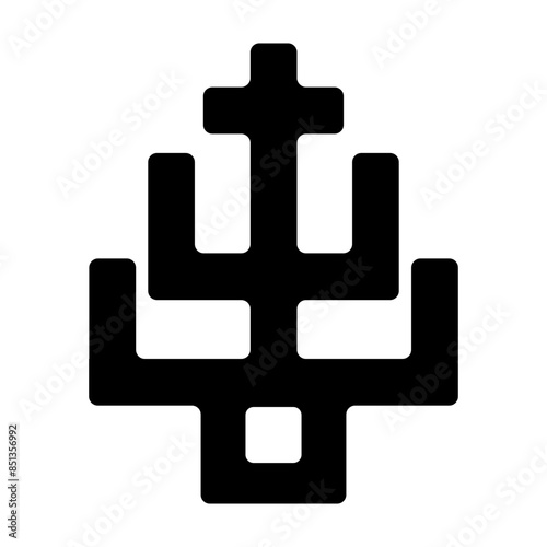 An editable solid icon showing som onyankopon