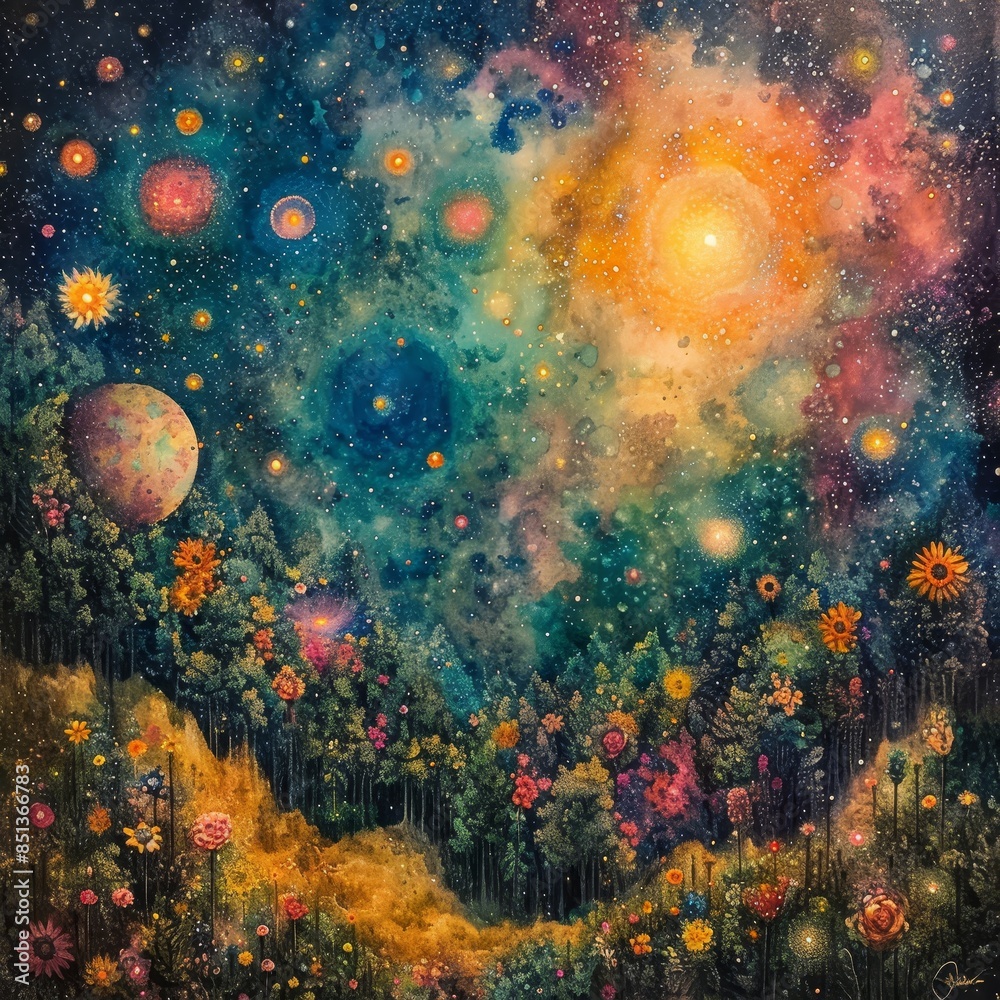 Fototapeta premium Galactic Serenity