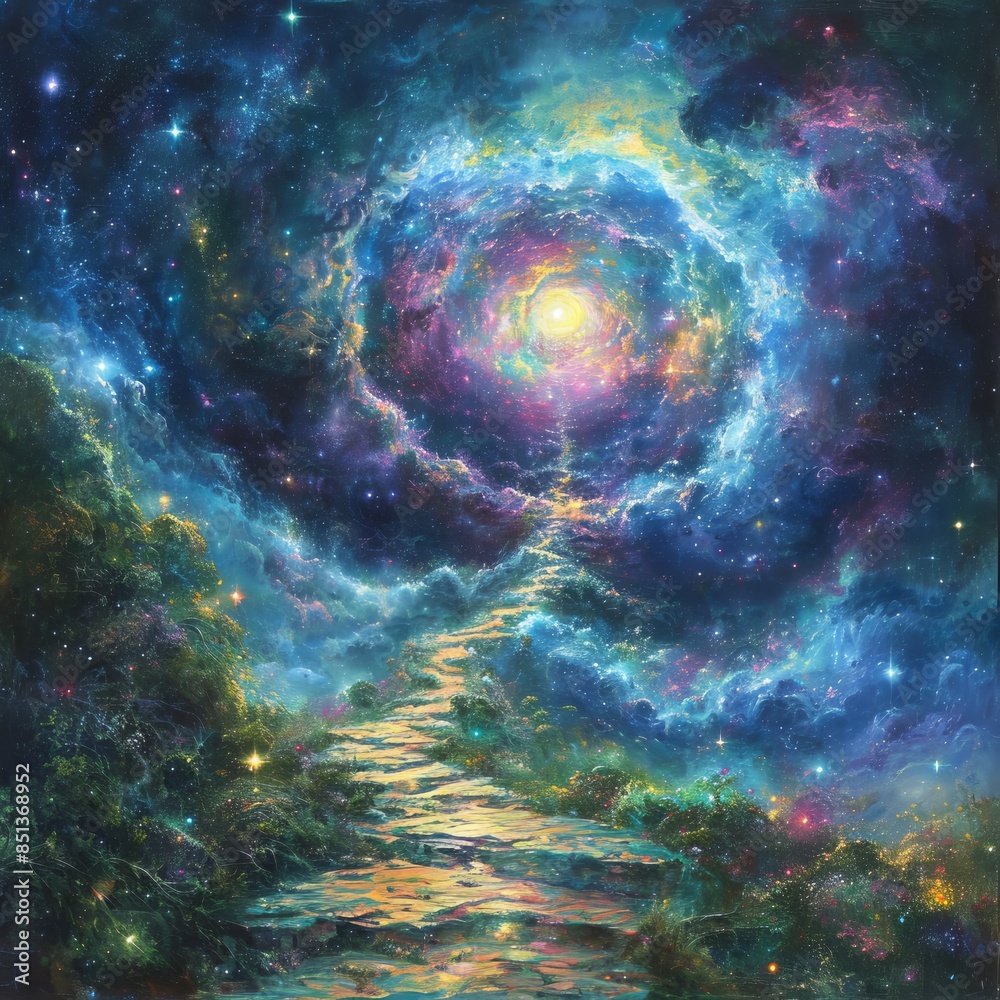 Fototapeta premium Celestial Enlightenment