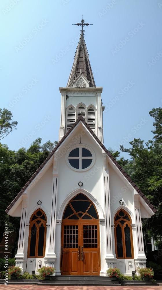 Obraz premium Exterior Architecture of the Christian Church