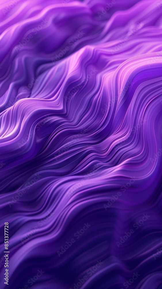 Fototapeta premium vibrant purple abstract painting with fluid dynamic patterns and swirling textures creating energetic motion, vertical