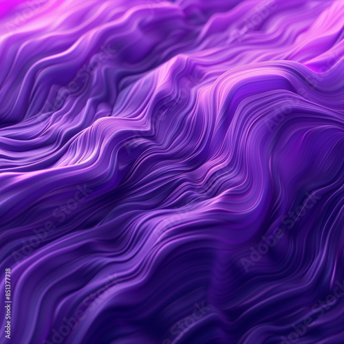 vibrant purple abstract painting with fluid dynamic patterns and swirling textures creating energetic motion, square