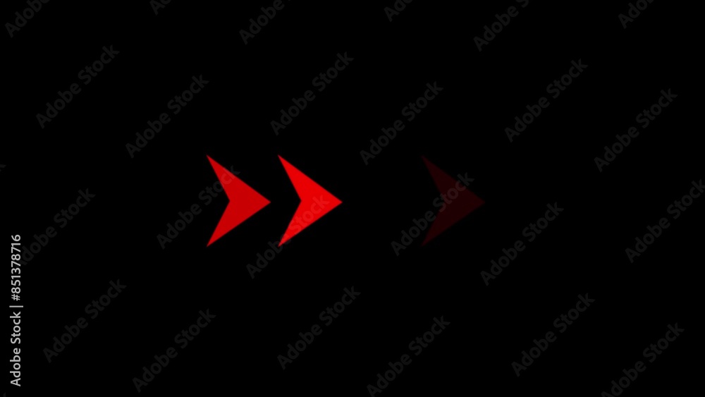 A color arrow animation on the background .arrow concept . A color arrow animation on the background .arrow concept .